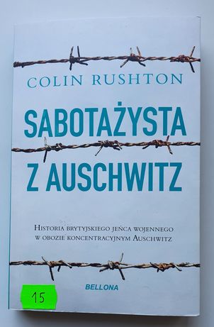 Książka Sabotażysta z Auschwitz Colin Rushton
