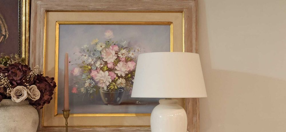 Stary obraz olejny na płótnie – sygnowany