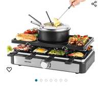 Rekreacyjne fondue raclette 2 w 1 Petra 1600w