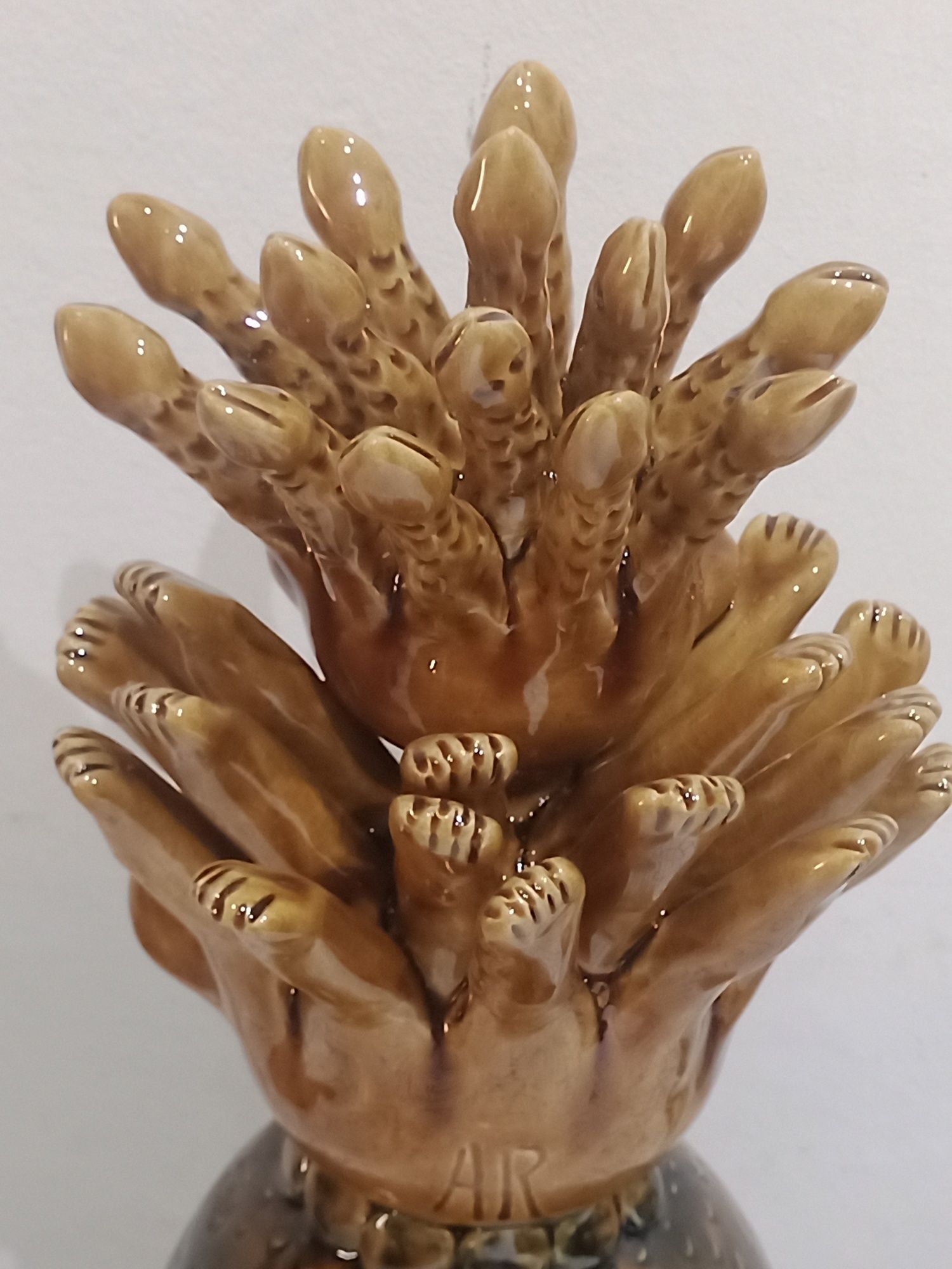 Medusa com 37 cm de altura de António Ramalho figurado de Barcelos