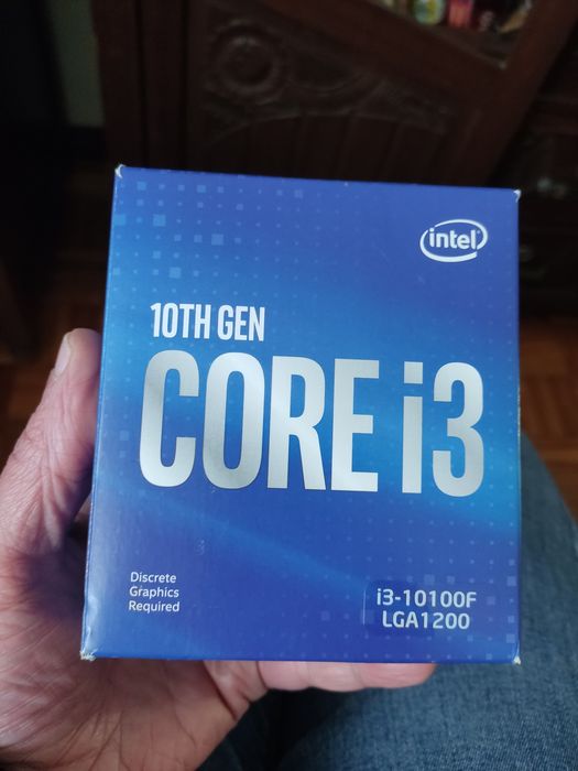 Intel i3-10100f como novo