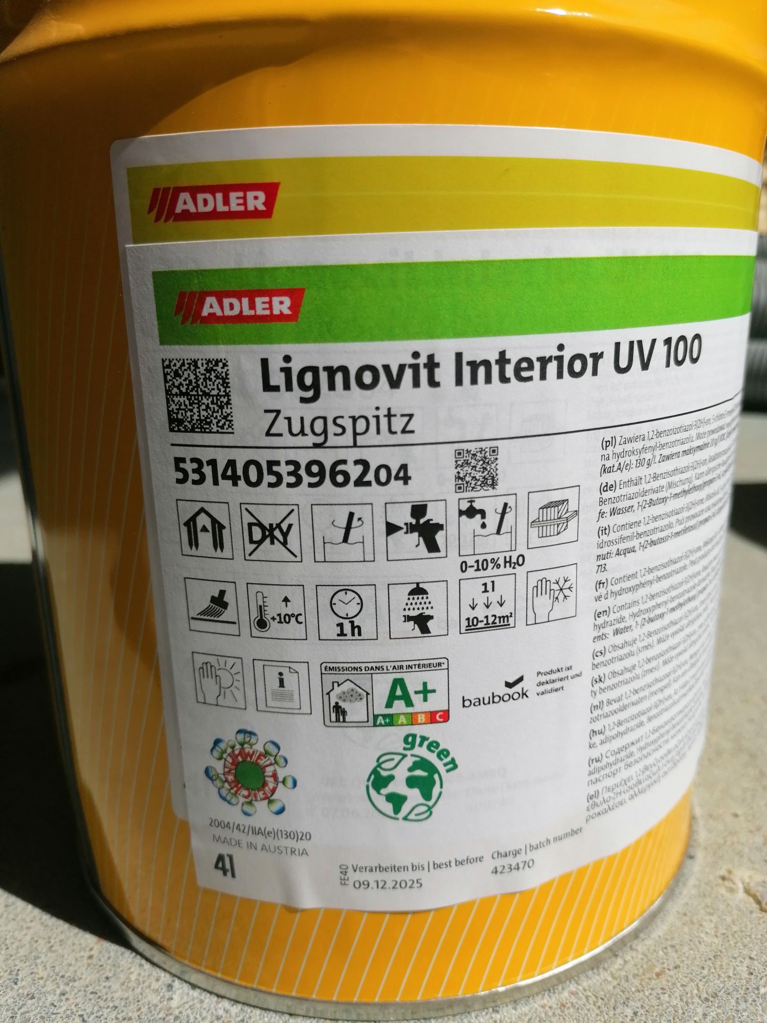 Bejca/Lazura Lignovit Interior UV 100 Zugspitz