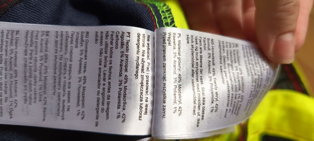 Snickers 6364 Spodnie odblaskowe ProtecWork, wzmocnione, EN 20471/2