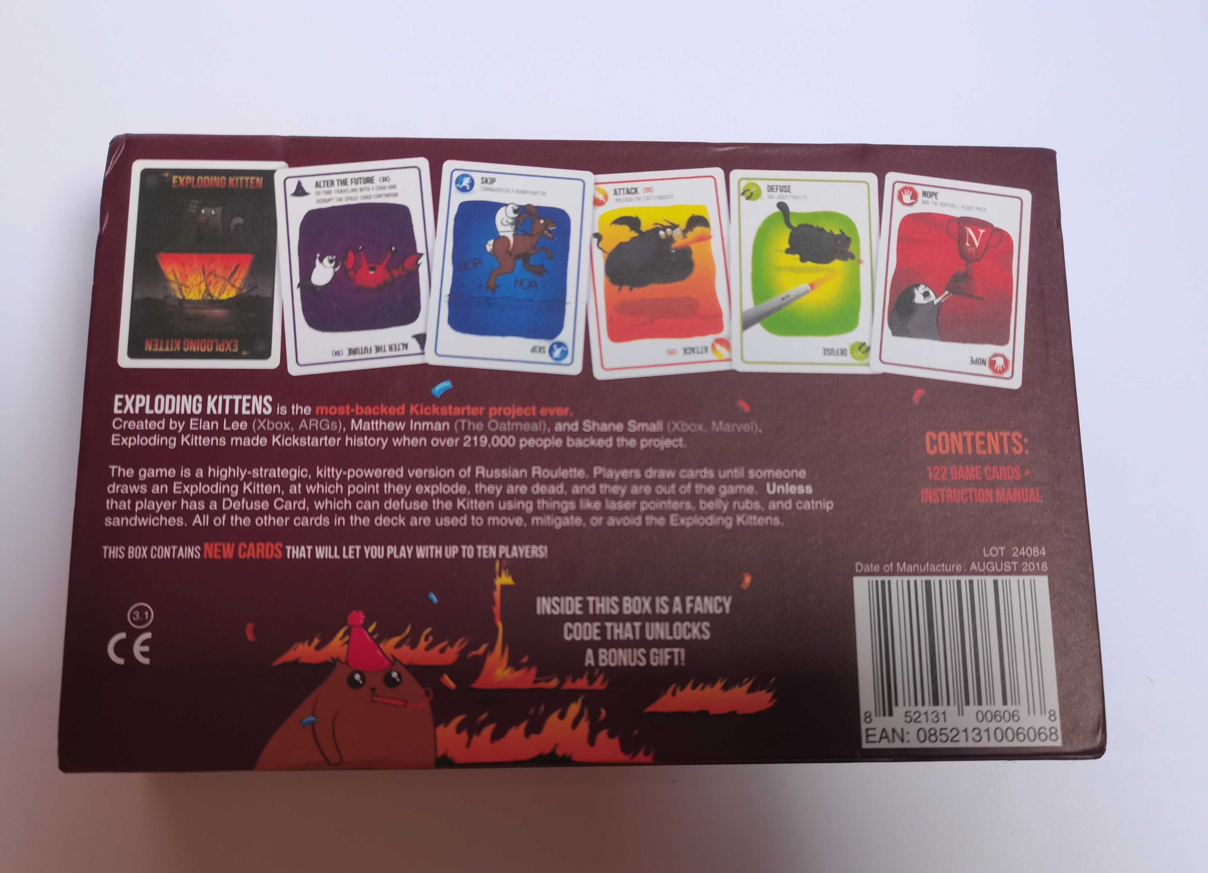 Exploding Kittens Party Pack (Eksplodujące kotki) - gra karciana