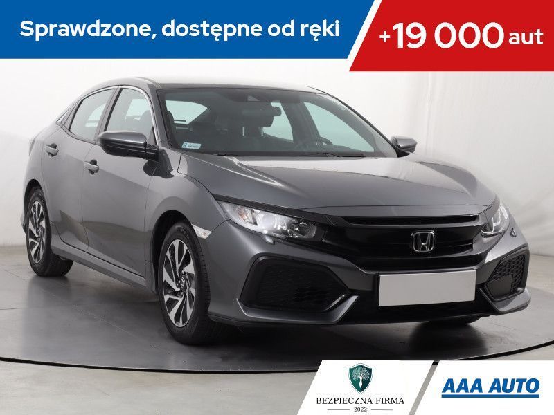 Honda Civic 1.0 VTEC Turbo, Salon Polska, 1. Właściciel, Serwis ASO, Klimatronic,