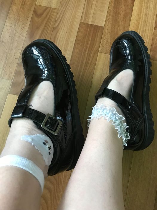 Туфли Мэри Джейн лаковая кожа,24,5 см