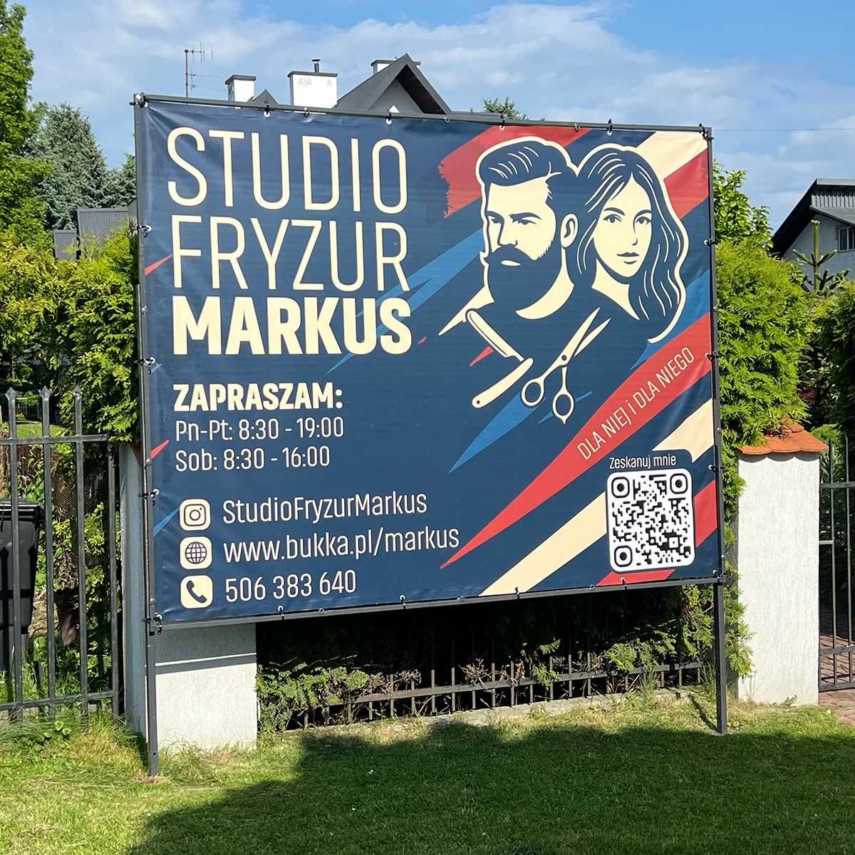 Baner reklamowy z Twoim nadrukiem