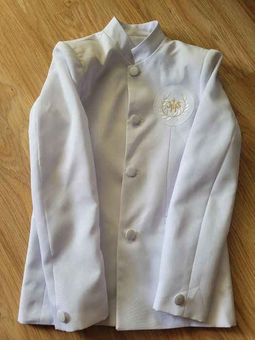 Alba komunijna dla chłopca 134 /140 ubranie komunijne