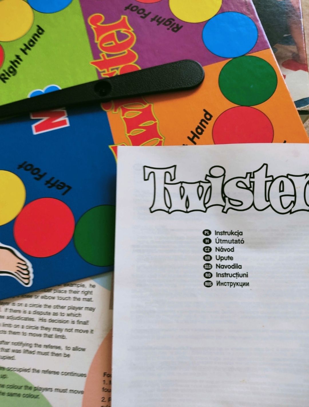 Unikat Mirinda Twister party game rodzinna gra planszowa edukacyjna