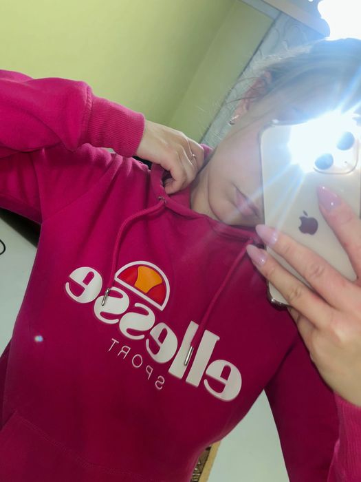 Ідеальна толстовка Ellesse sport. Худі Еліс жіноче.спорткофта найк