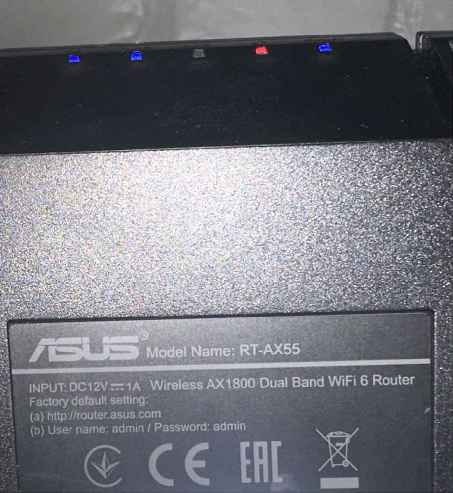 Router Asus wifi6 AX 1800