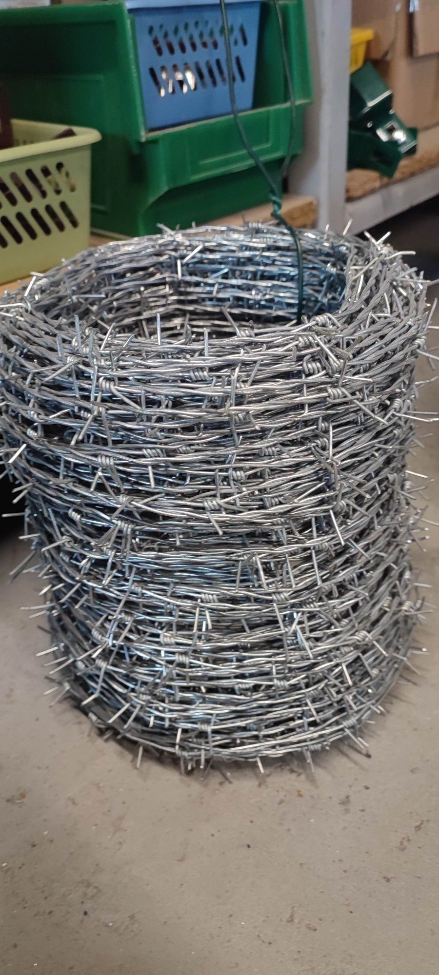 Drut kolczasty ocynk 1,6mm 5kg (110mb)