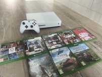 Xbox One S 1TB + Pad + 8 Gier + Orginalne Pudełko