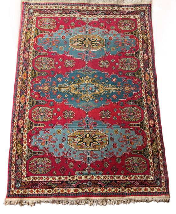 Tapete oriental feito à mão Kazak  206 x 136,5 cm