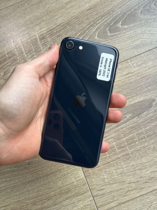 АКБ 100% Гарний Apple iPhone SE 3 64 2022 Midnight Neverlock