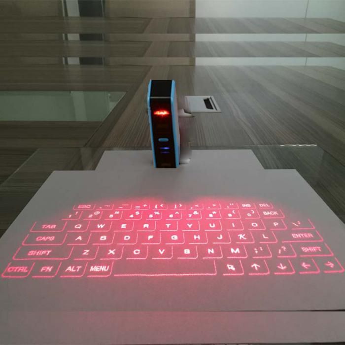 Teclado de projecção a laser por Bluetooth