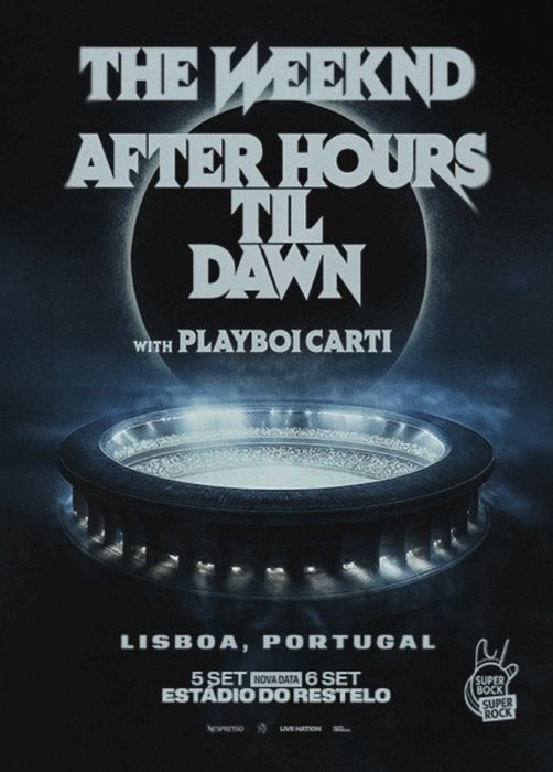 2 Bilhetes The Weekend , plateia em pé