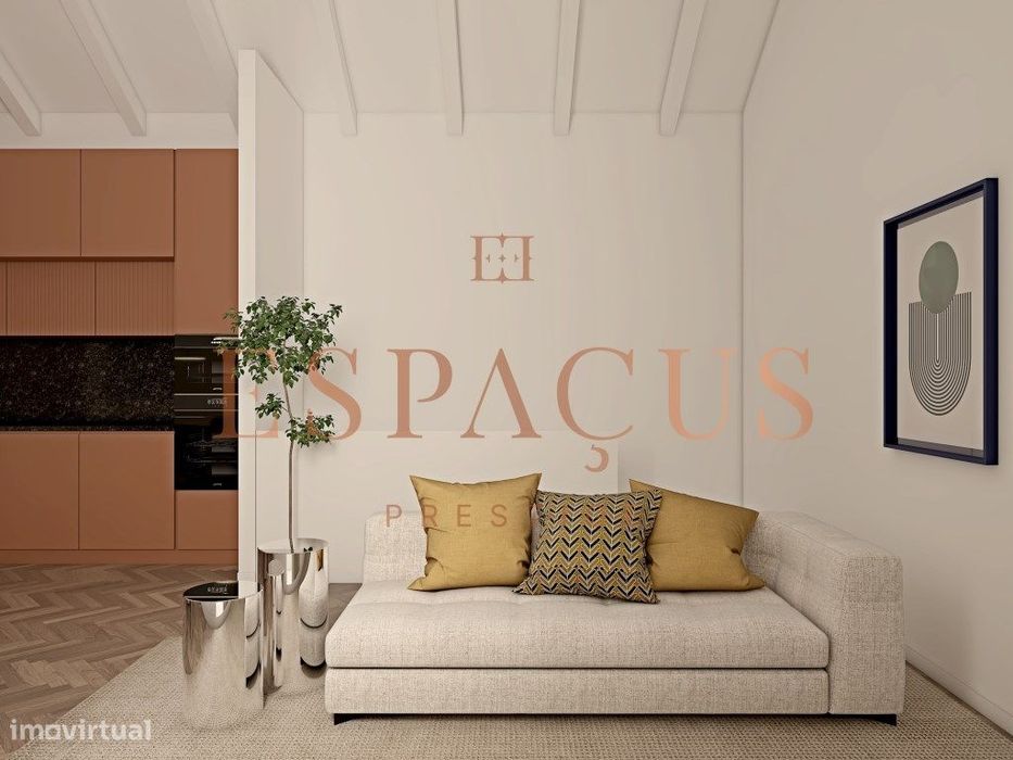 Apartamento T1+1 no coração da cidade