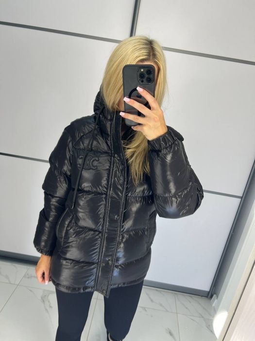 Пуховик Celine чорний люкс