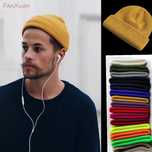 Коротка я шапка міні mini біні beanie докерка укороченая до ушей вух