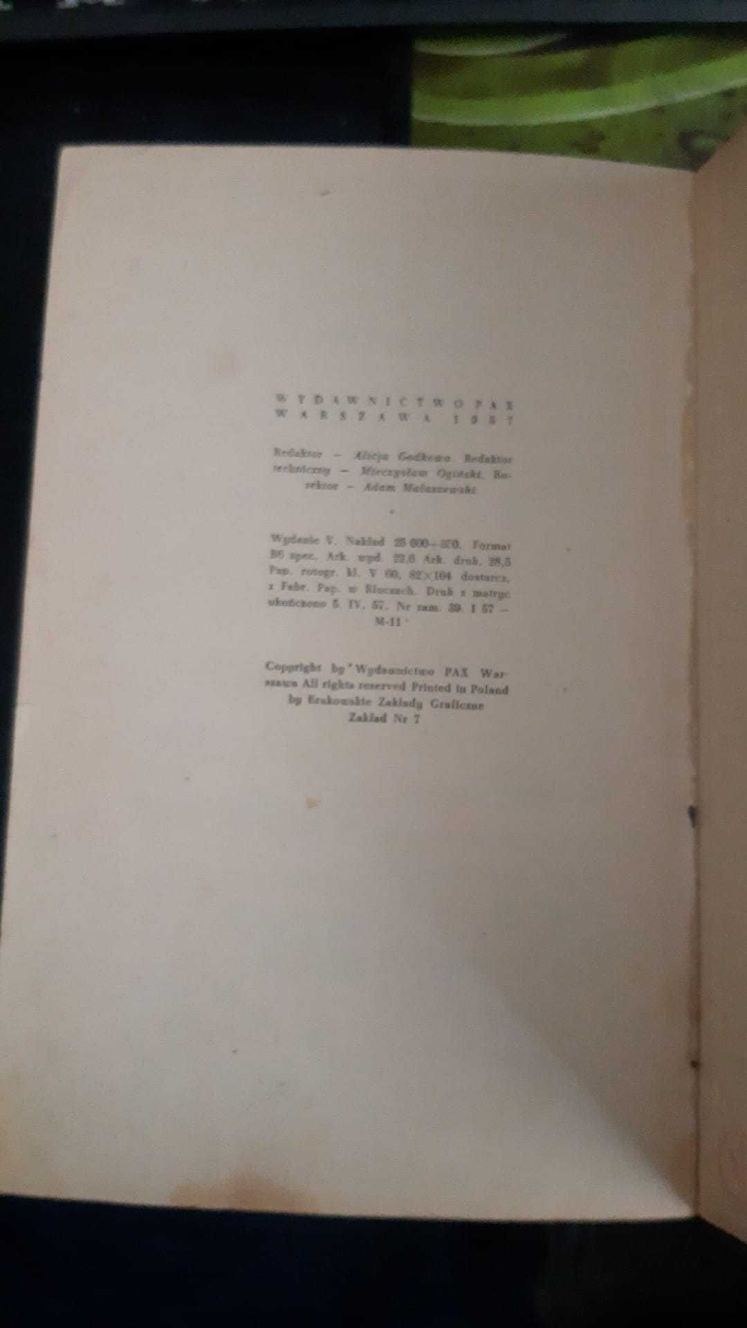 Zofia Kossak - Bez oręża 1-2, z autografem autorki. Wyd. PAX 1957.