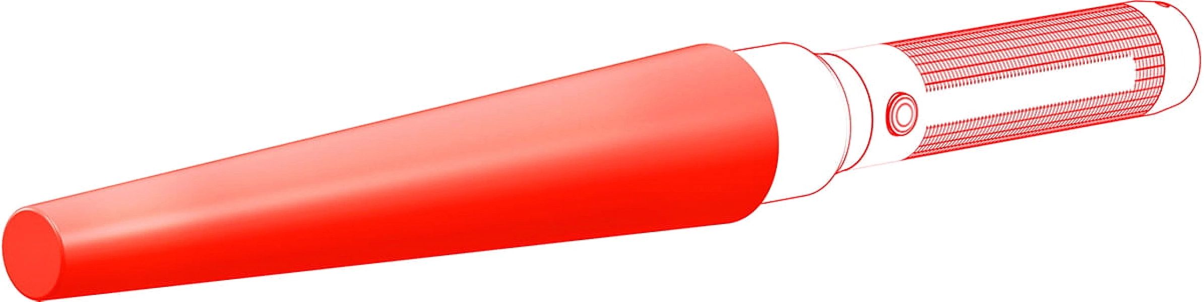 Nakładka sygnalizacyjna pomarańczowa Ledlenser 35,1 mm do P6R Core / S
