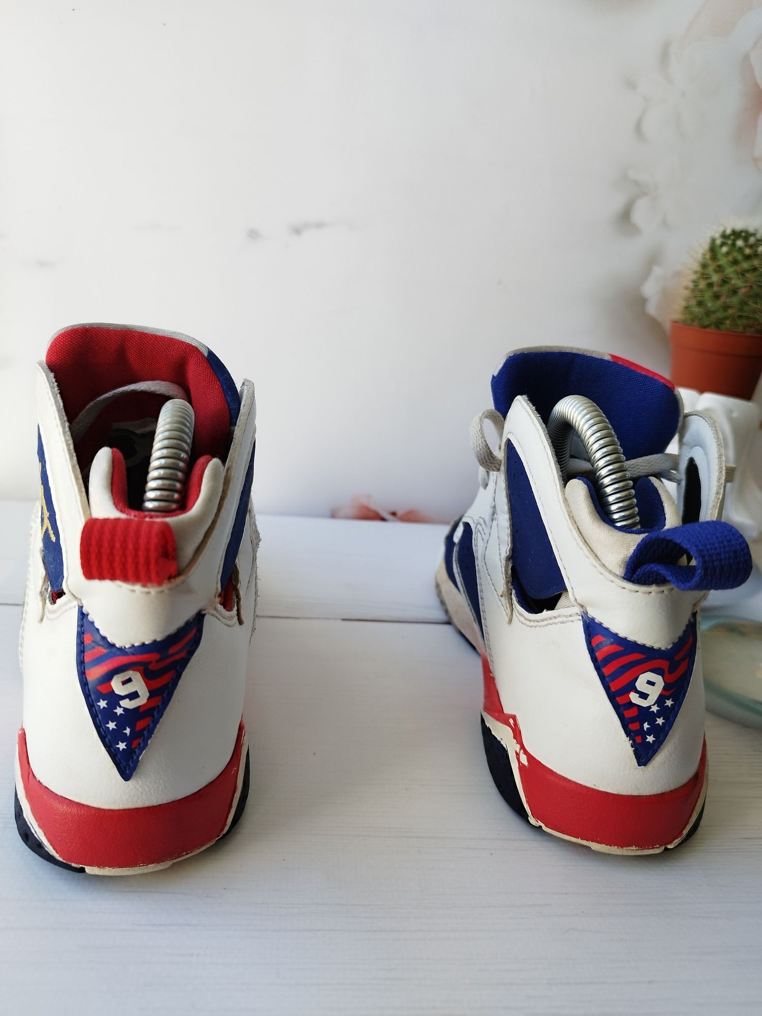 legendarne, wysokie Sneakersy Jordan 7 VII Retro USA Olympic rozm.31,5