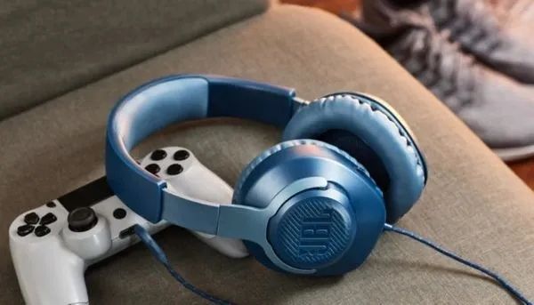 uszkodzony słuchawki wokółuszne jbl quantum 100 biały na wejście jack