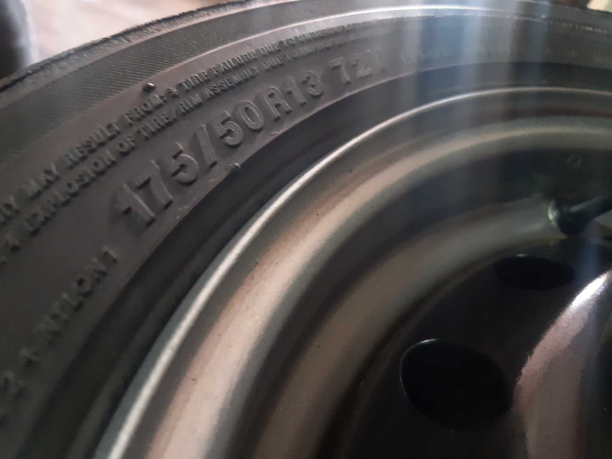 Koła Fiat 126p 125p Seicento LADA 175/50R13 Felga 5" YOKOHAMA 4x98