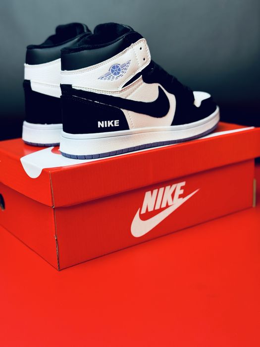 Теплые зимние кроссовки Nike / зимові кросівки Найк / Хай топ Nike