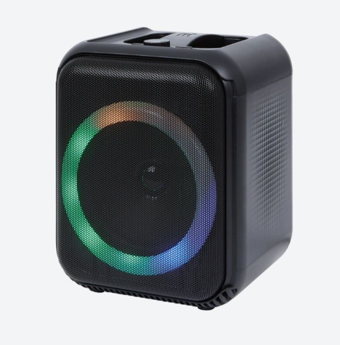GŁOŚNIK z mikrofonem RS-200| karaoke LED BLUETOOTH 20W USB-C|6H muzyki