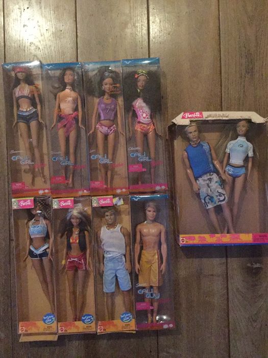 Lalki lalka Barbie Ken Mattel kolekcja Cali Girl