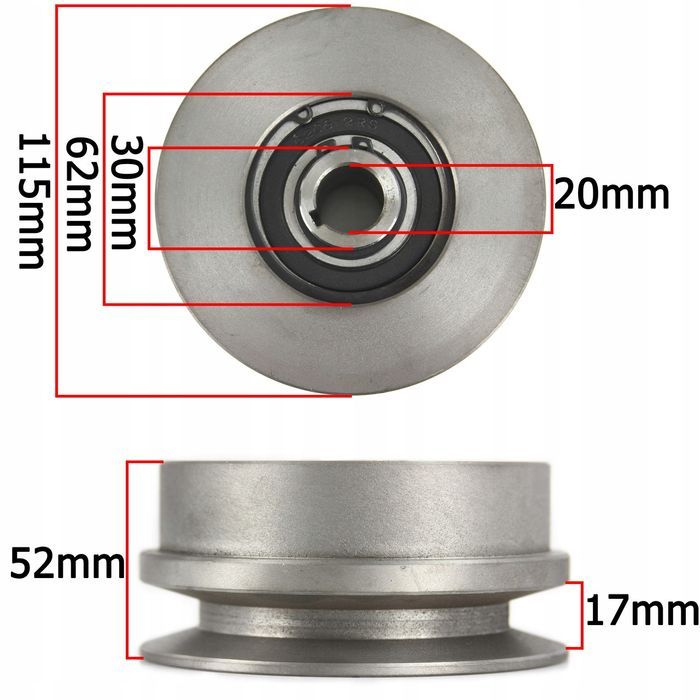 Sprzęgło Odśrodkowe Koło Zageszczarka 115Mm/20Mm Gx160