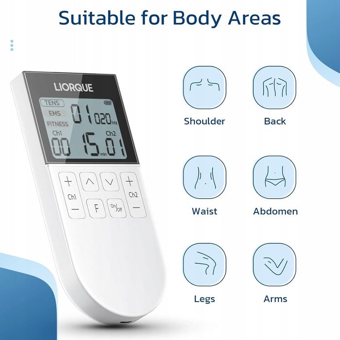 Elektrostymulator Mięśni EMS TENS Fitness LIORQUE KTR-2610