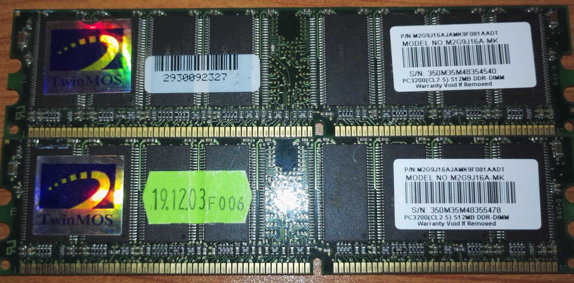 Memoria TwinMos pc3200