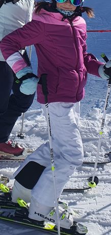 Spodnie narciarskie białe Kjus 152 cm -10-12 lat