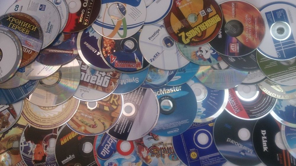 CD DVD диски для декору коробочки бокси холдери