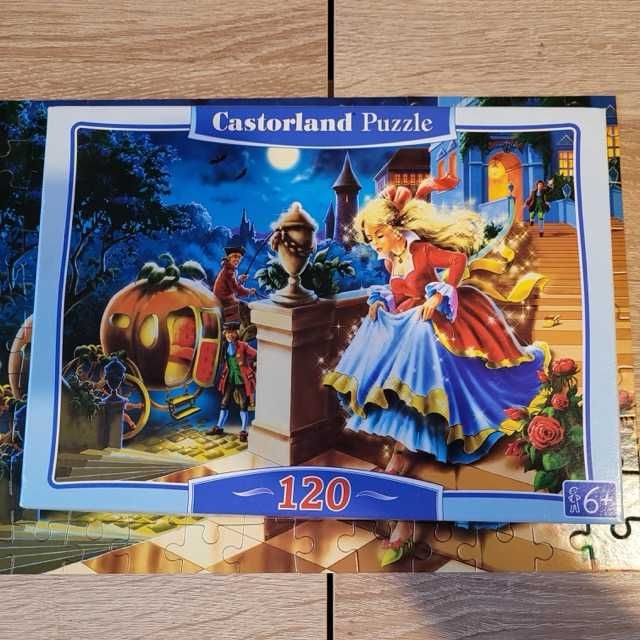 Puzzle Castorland 6+ 120 elementów, komplet 3 pudełka