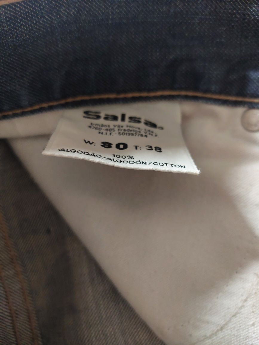 Calça de Ganga Homem da Marca SALSA, optimo estado/sem uso
