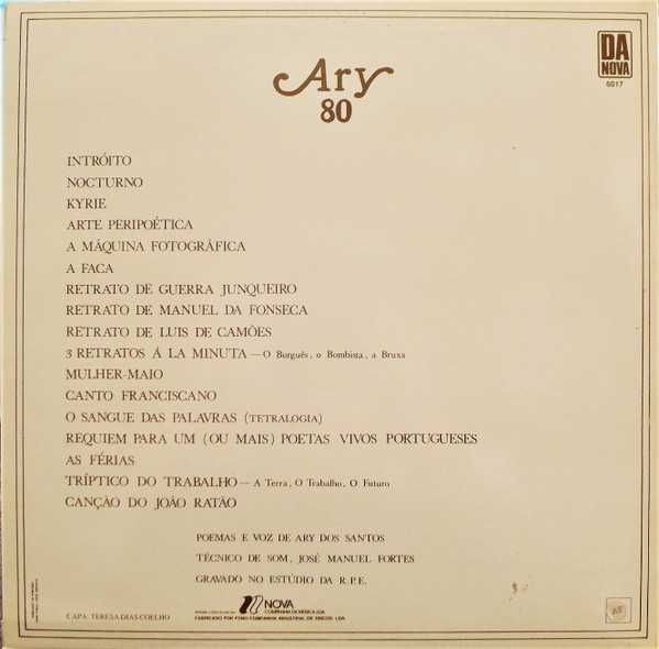 CD Ary 80 - Ary dos Santos