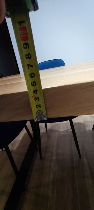 Stół dębowy z dokładkami
