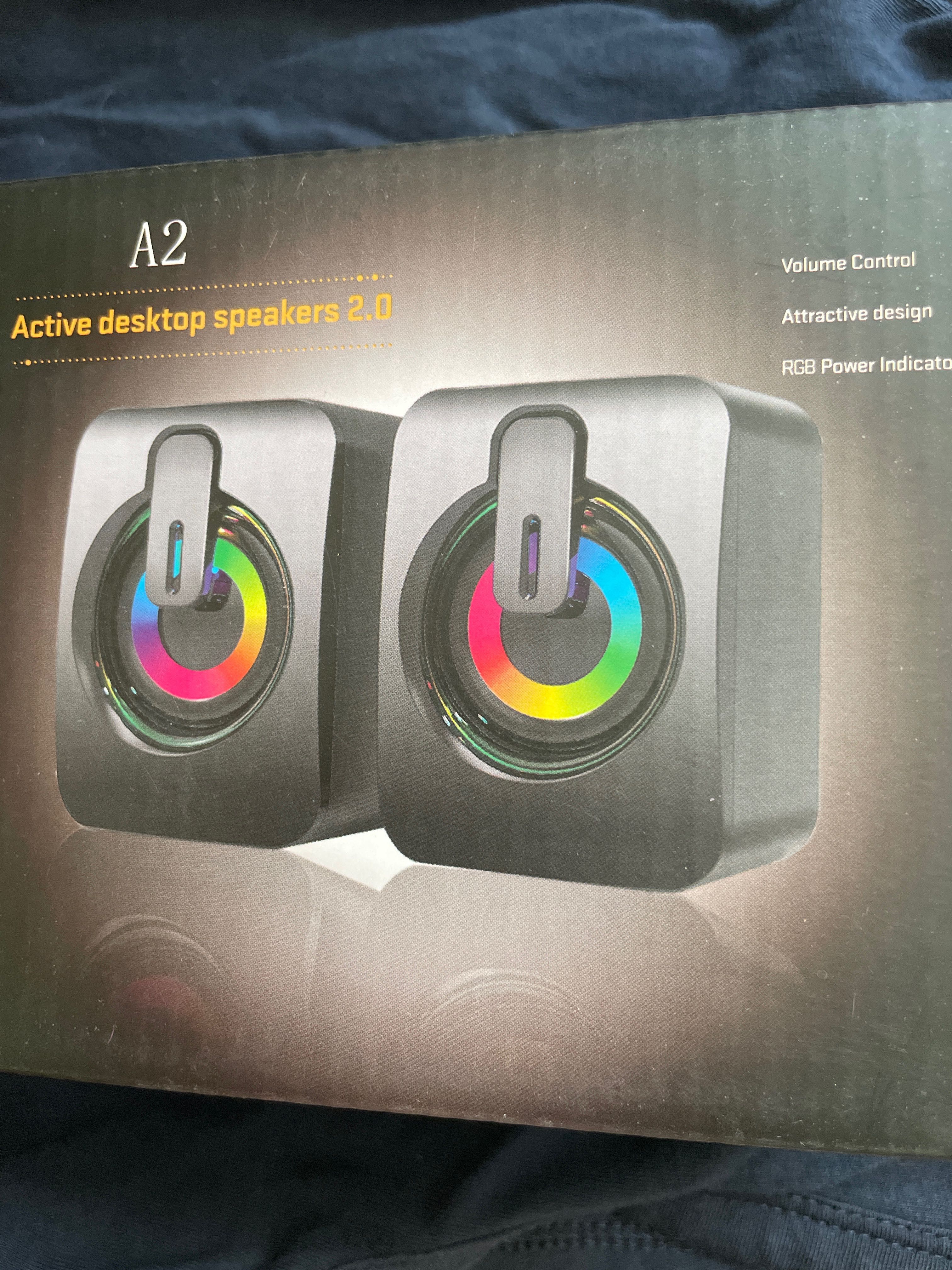 Колонки Active desktops speakers 2.0