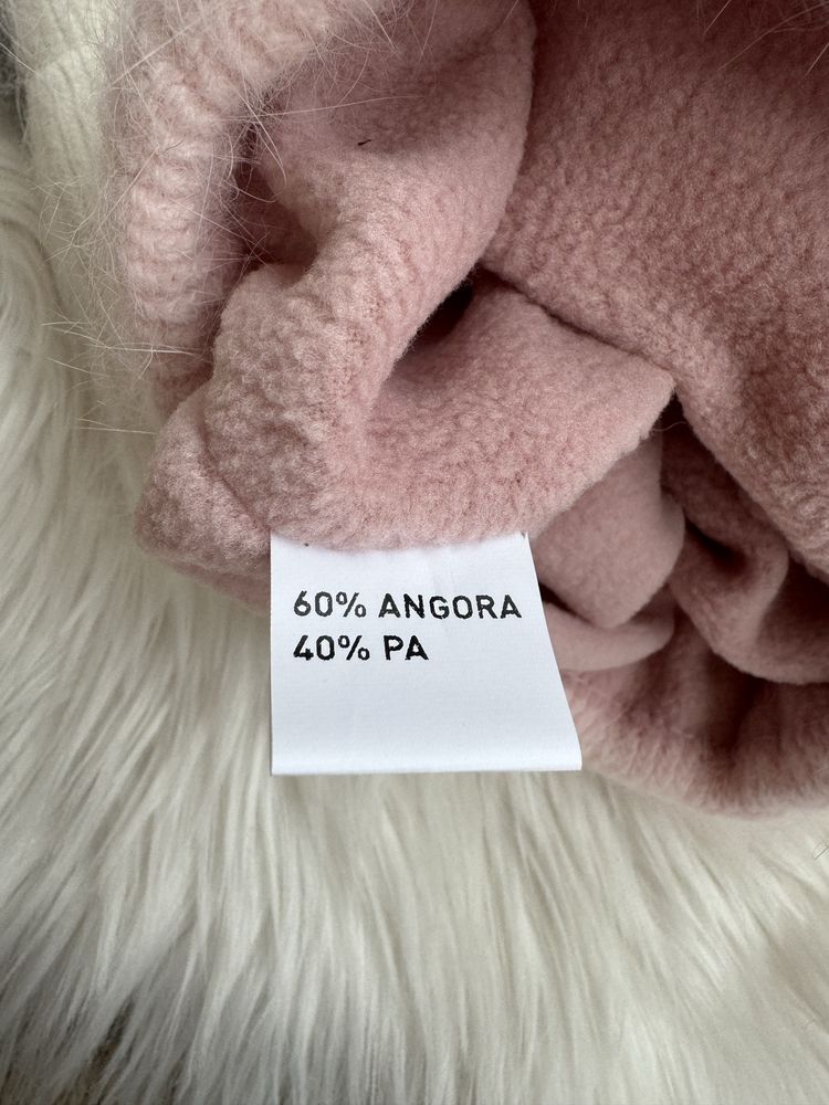 Шапка ангора зима