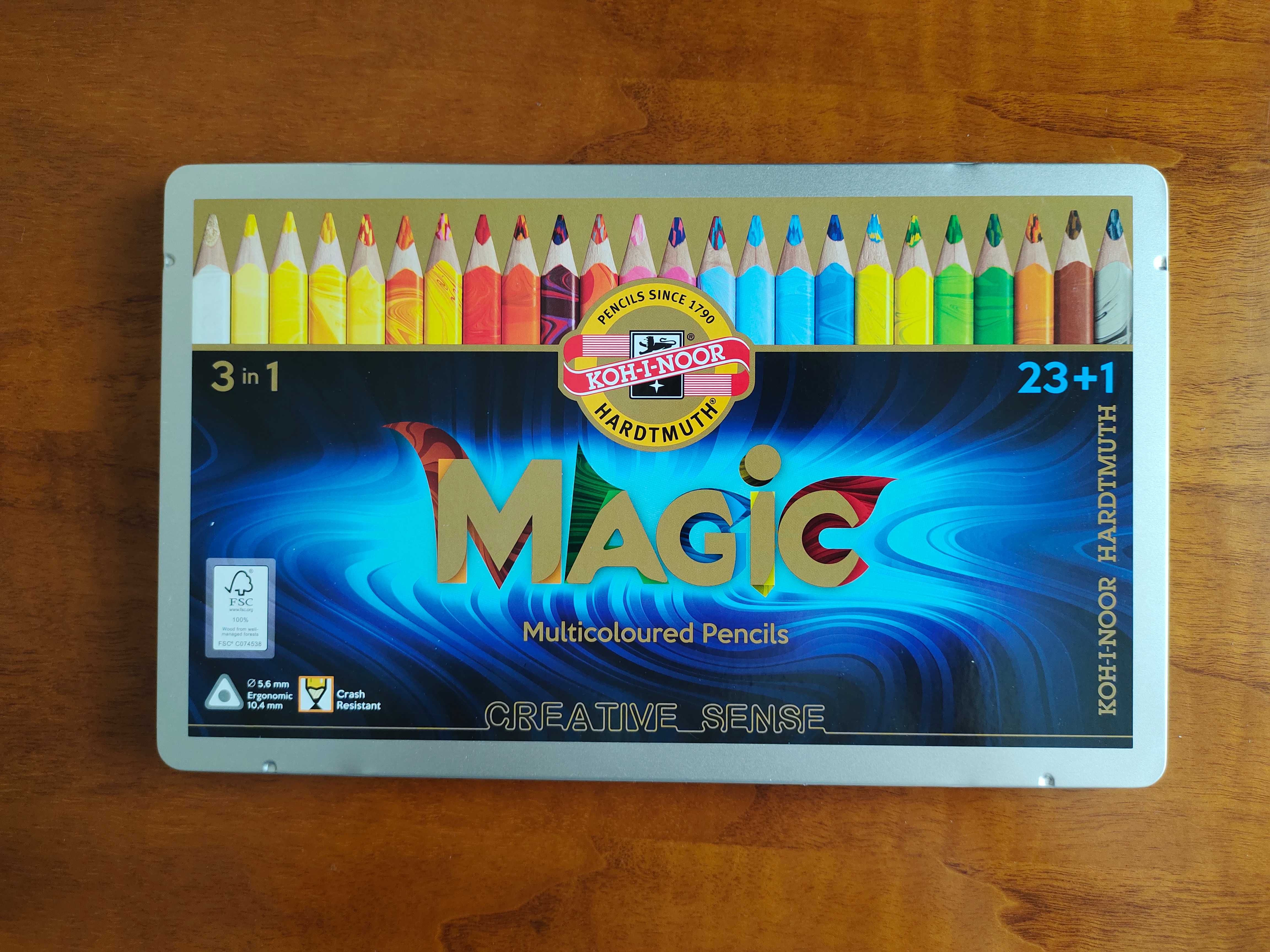 Набір олівці Koh-I-Noor Magic 23+1, б/у