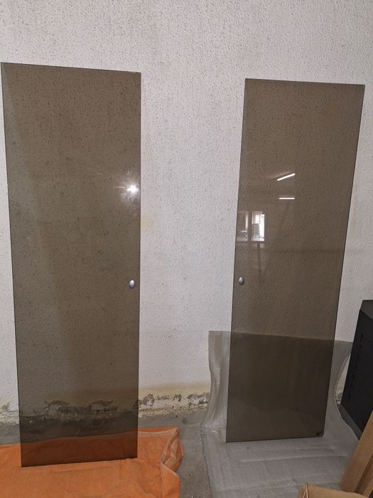 Portas de vidro para armário