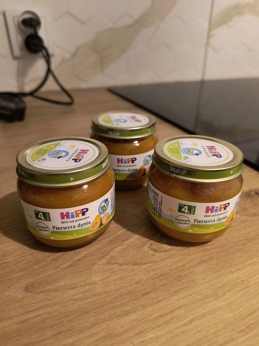 3 słoiczki HiPP pierwsza dynia