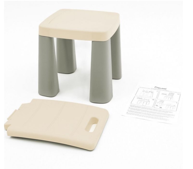 Дитячий стіл та стілець, з накладкою для гри +2 ящики коструктора