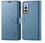 Etui z klapką TUCCH do Samsung Galaxy S21 niebieski