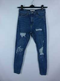 Topshop Jamie skinny jeans dziury dżins W28 L32