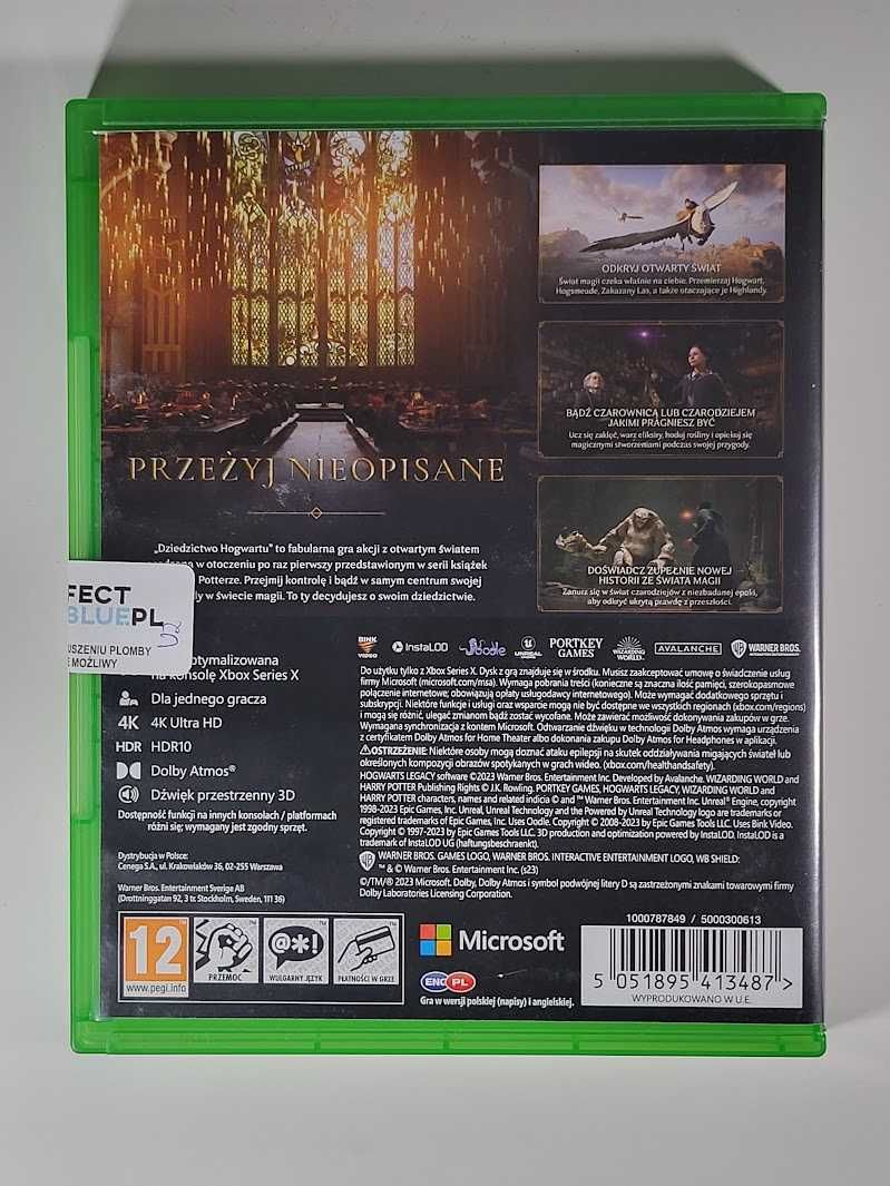 Dziedzictwo Hogwartu / Xbox Series X / Napisy PL / Perfect Blue / WWA
